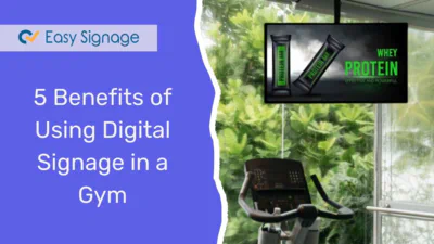 5 Benefits of Using Digital Signage in a Gym