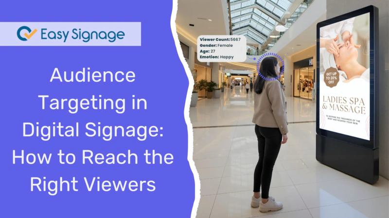 Audience Targeting in Digital Signage: How to Reach the Right Viewers