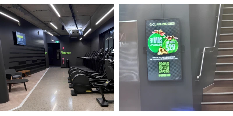 Club Lime Gym Screens
