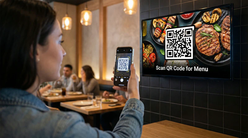 Digital Signage QR Code
