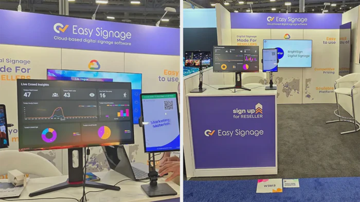 EasySignage Booth at InfoComm