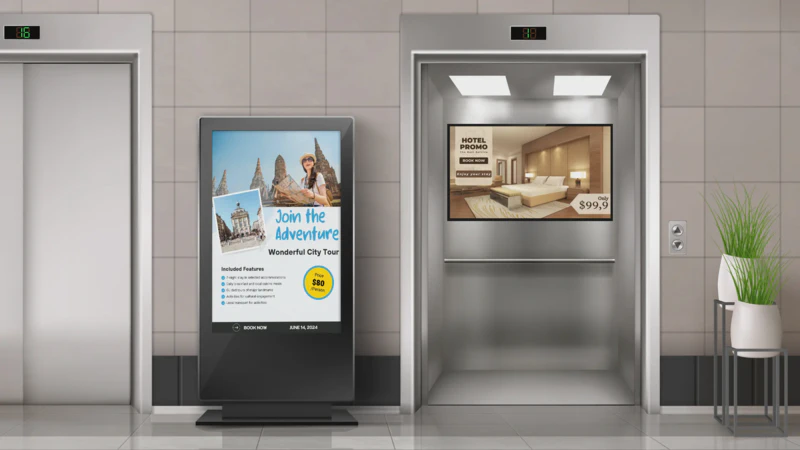 Elevator Digital Signage