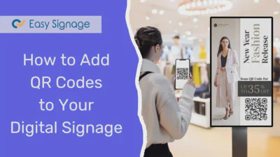 How to Add QR Codes to Your Digital Signage