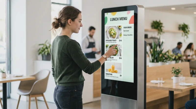 Interactive Kiosk for Restaurants
