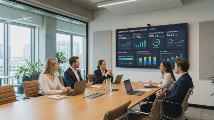 KPI Dashboards Digital Signage