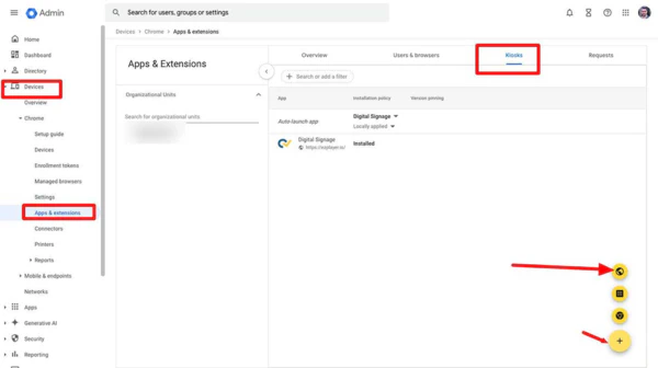 Kiosk App Management