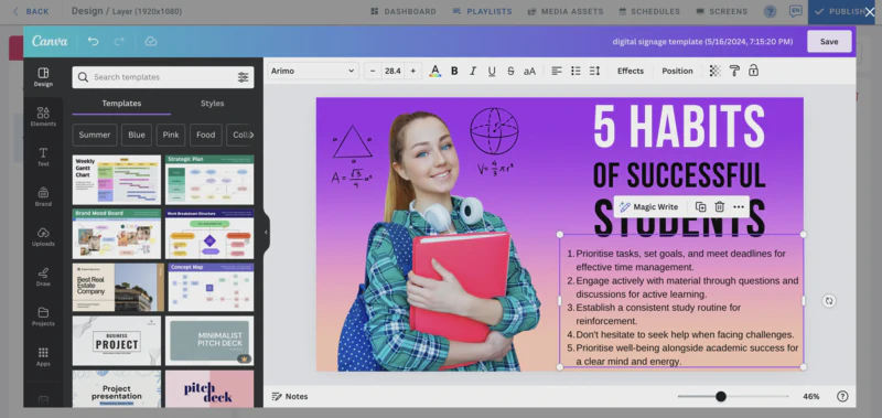 Magic Write Canva App