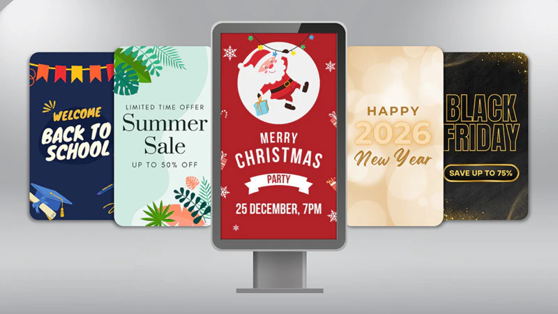 Seasonal Digital Signage
