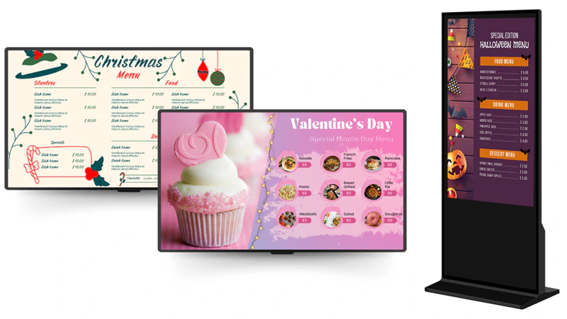 Seasonal Specials Menu