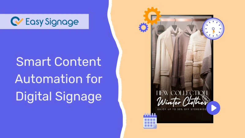 Smart Content Automation for Digital Signage