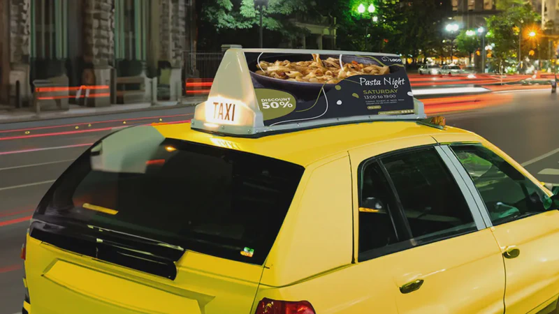 Taxi Digital Signage