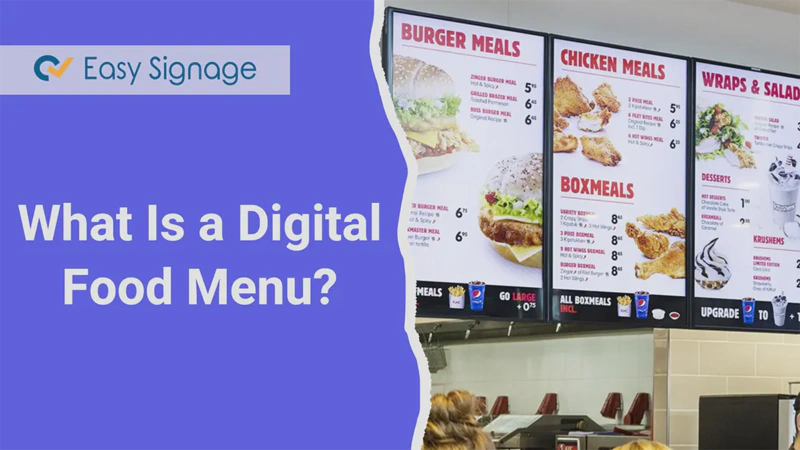 What Is a Digital Food Menu?