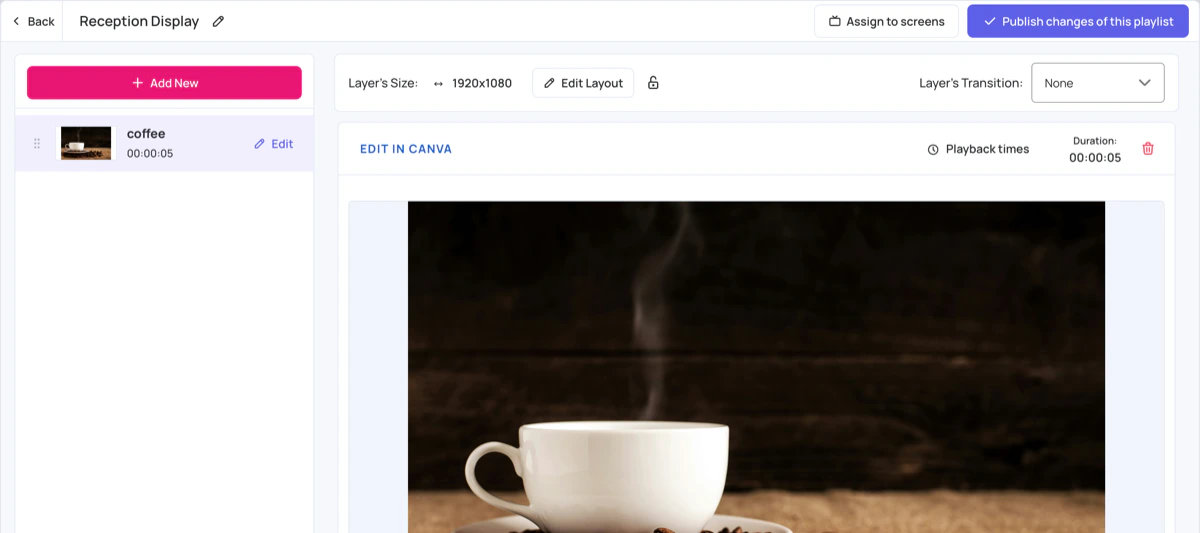 An Unsplash photo in the layer