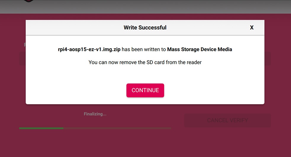 Write Successful