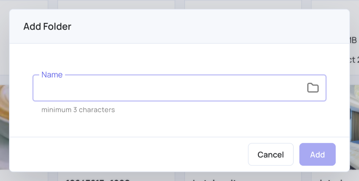 Add Folder