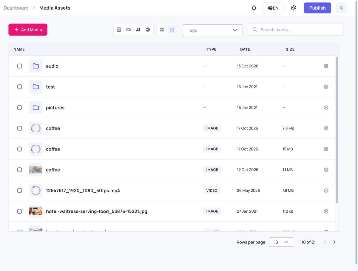 Media Assets