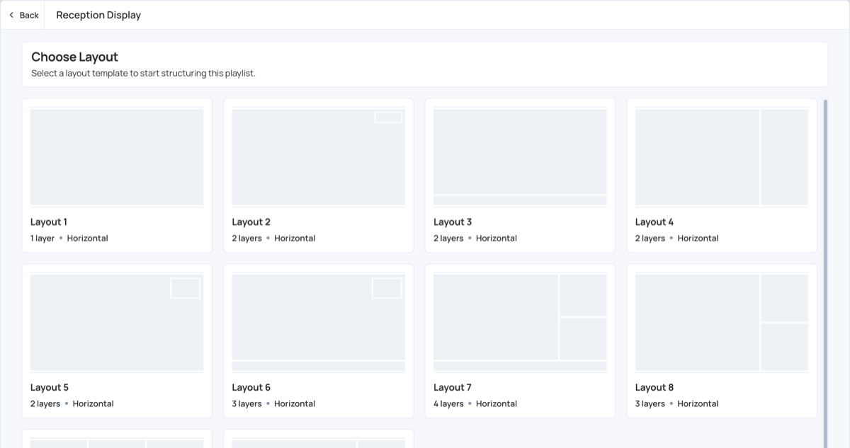 Choose Layout