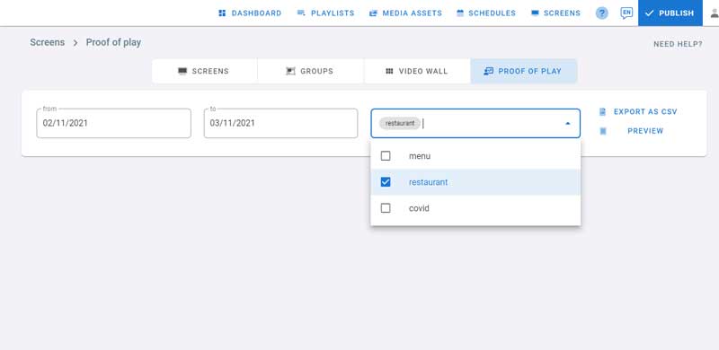 Proof of Play Filter