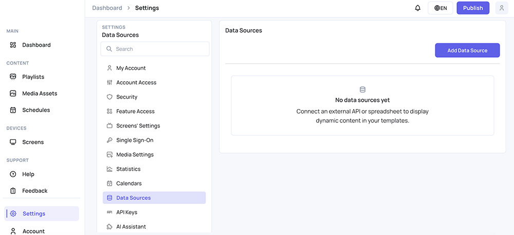 Add Data Source