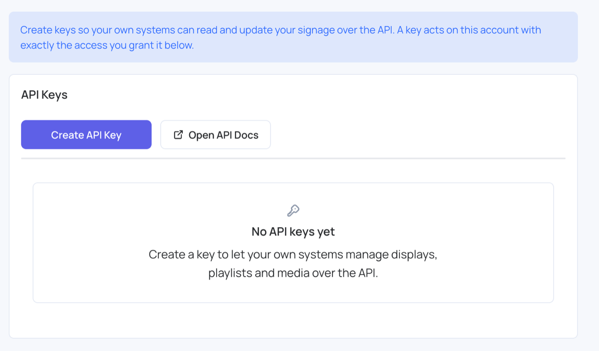 API Keys