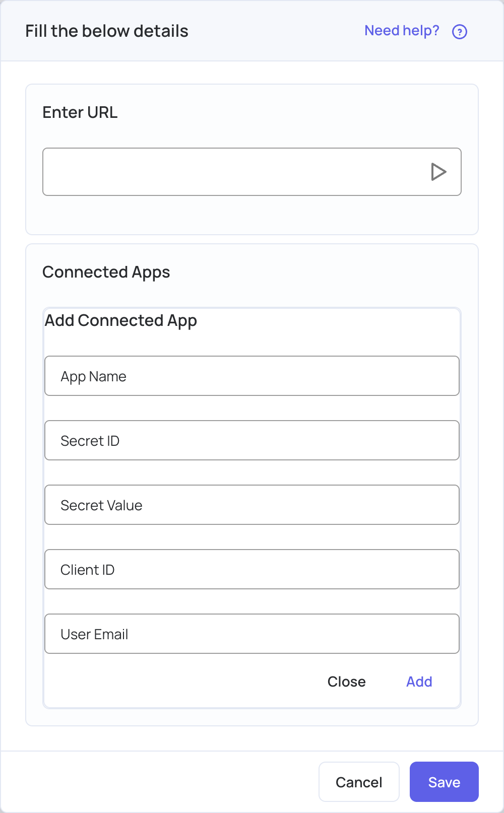 Add Connected App