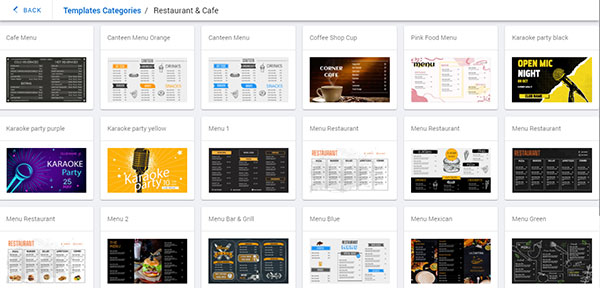 Restaurant Templates