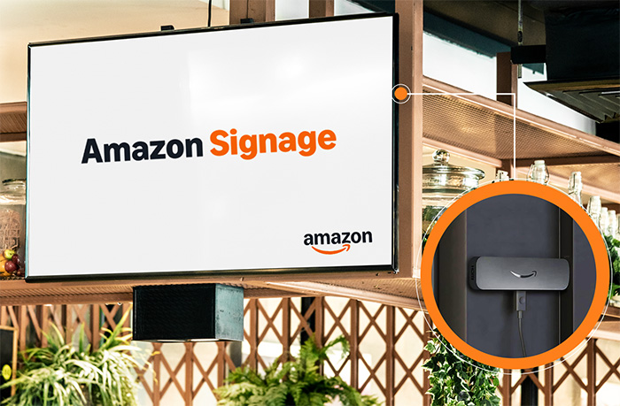 Amazon Signage Stick
