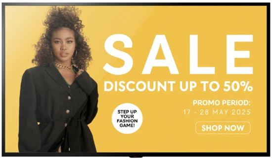 Retail Sale Digital Signage
